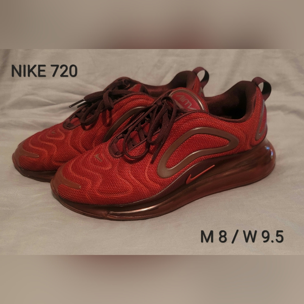 Nike 720 Shoe - Maroon - Size M8/W9.5